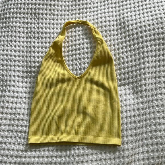 Urban Outfitters Ribbed Halter Top - Picture 1 of 3